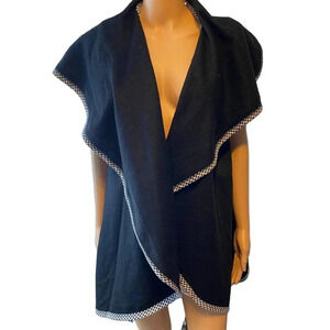 Ellie O Boho Sleeveless Open Cardigan Women Size XL-XXL